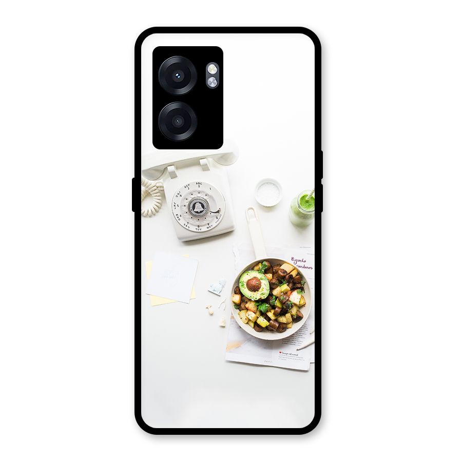 Morning Breakfast Glass Back Case for Realme Narzo 50 5G