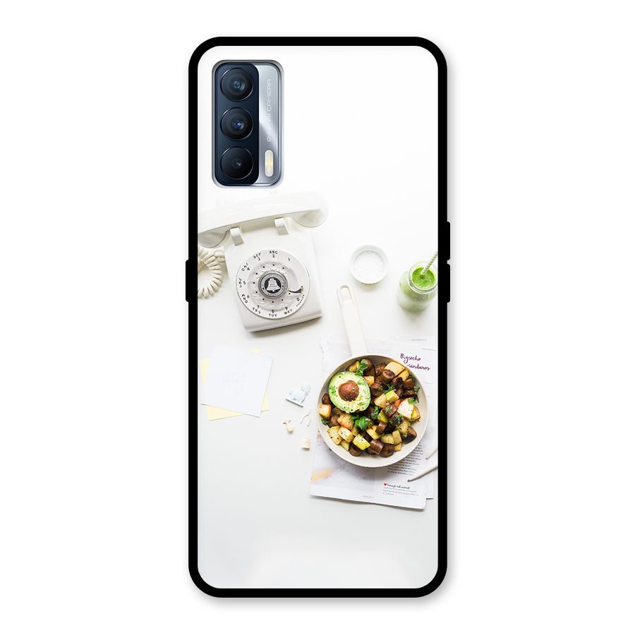 Morning Breakfast Glass Back Case for Realme X7