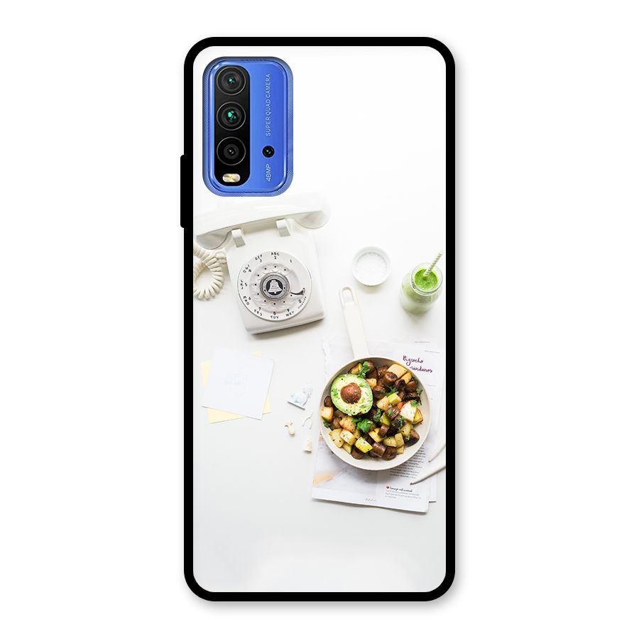 Morning Breakfast Glass Back Case for Redmi 9 Power