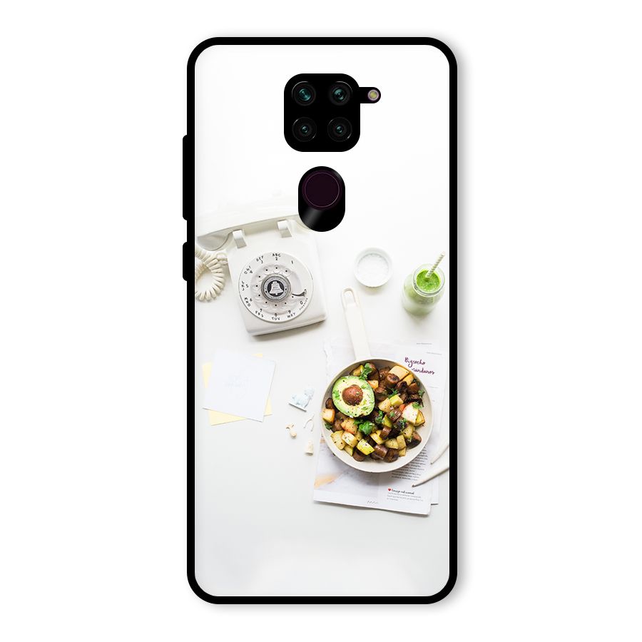 Morning Breakfast Glass Back Case for Redmi Note 9