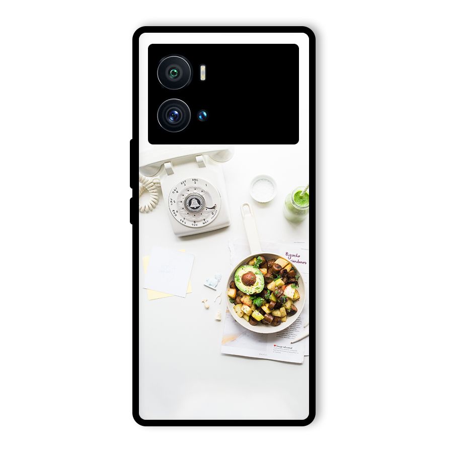 Morning Breakfast Glass Back Case for Vivo iQOO 9 Pro
