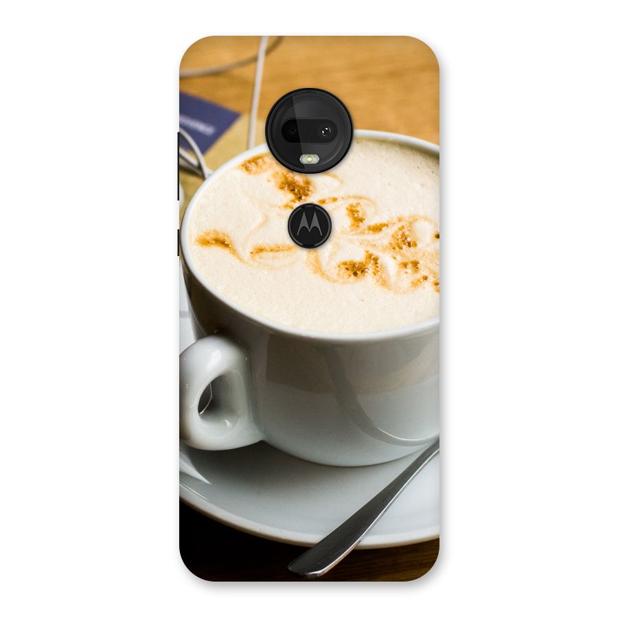 Morning Coffee Back Case for Moto G7