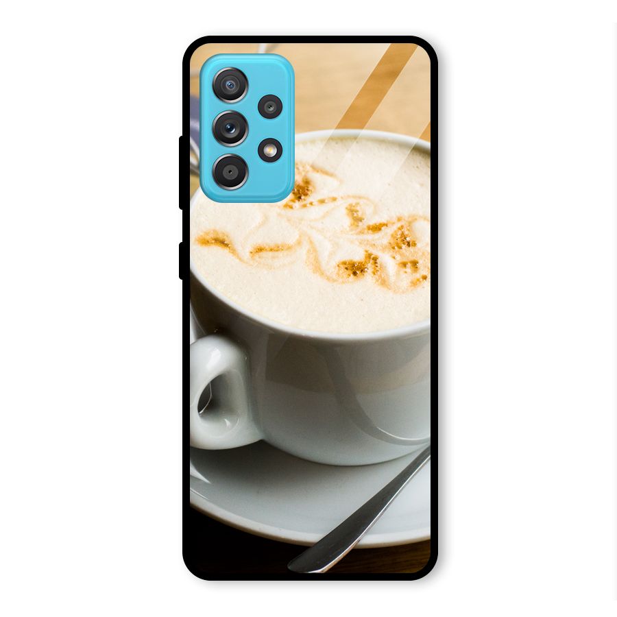 Morning Coffee Glass Back Case for Galaxy A52