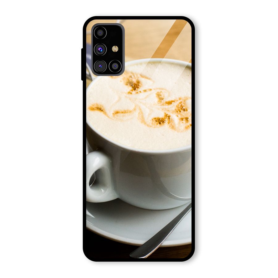 Morning Coffee Glass Back Case for Galaxy M31s