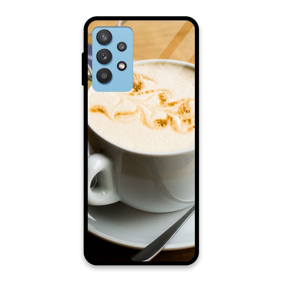 Morning Coffee Glass Back Case for Galaxy M32 5G