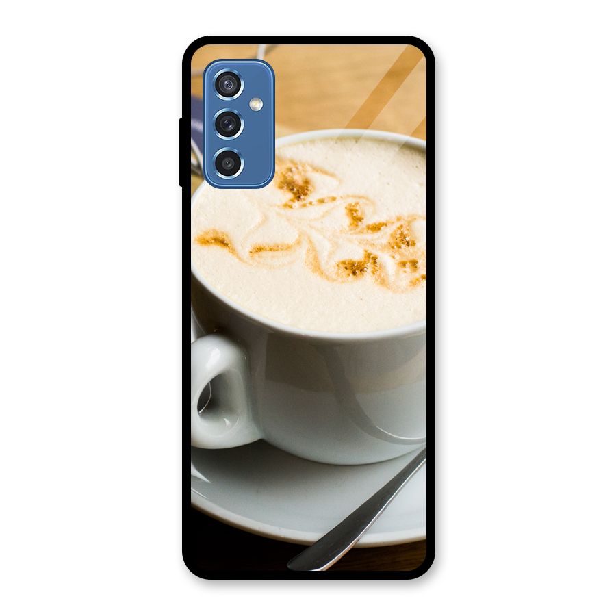 Morning Coffee Glass Back Case for Galaxy M52 5G