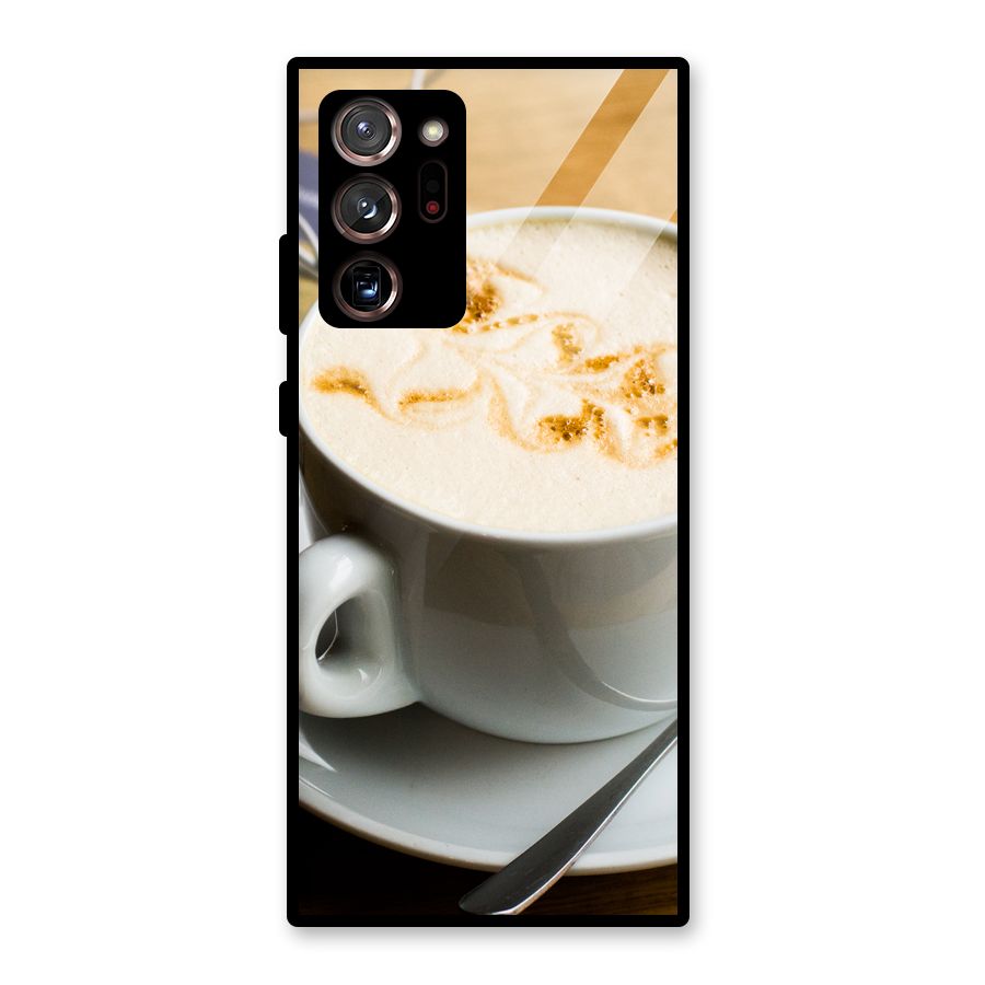 Morning Coffee Glass Back Case for Galaxy Note 20 Ultra