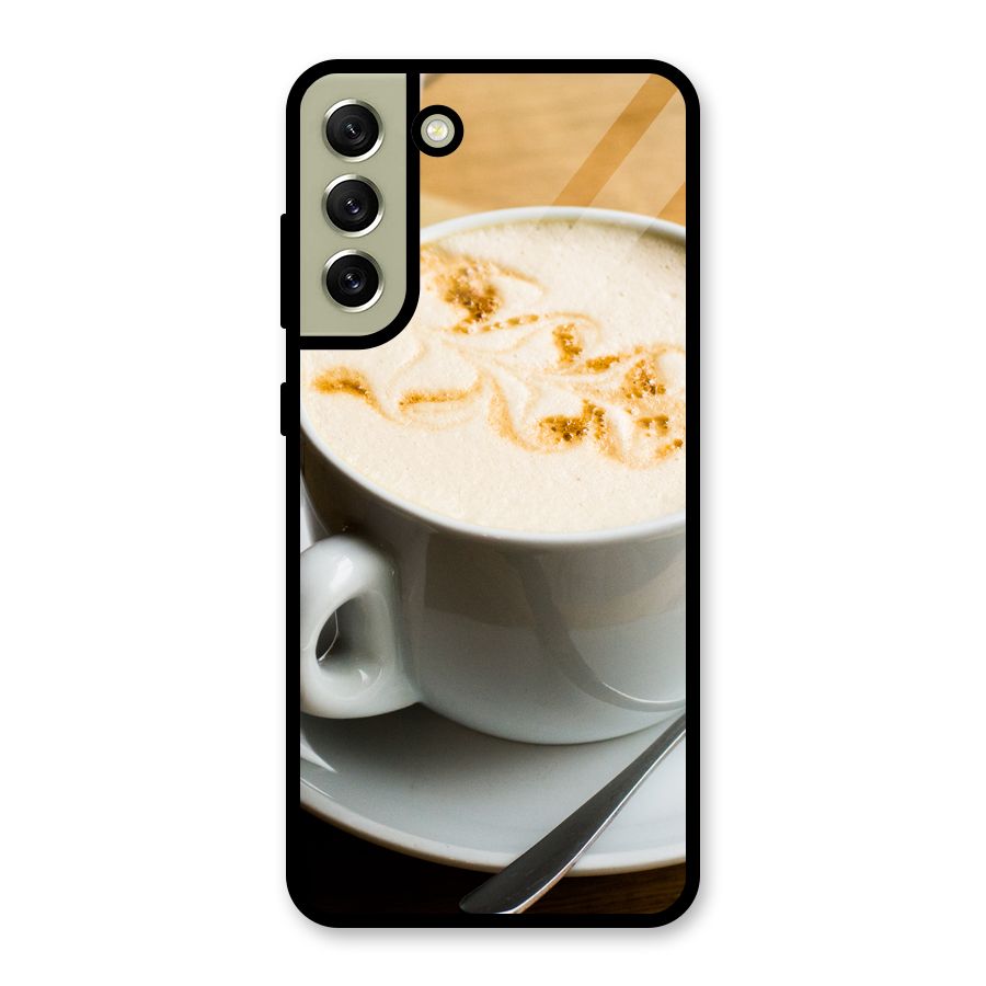 Morning Coffee Glass Back Case for Galaxy S21 FE 5G