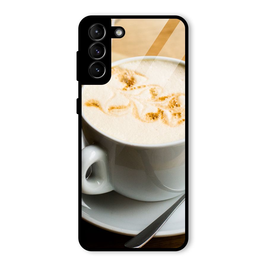 Morning Coffee Glass Back Case for Galaxy S21 Plus