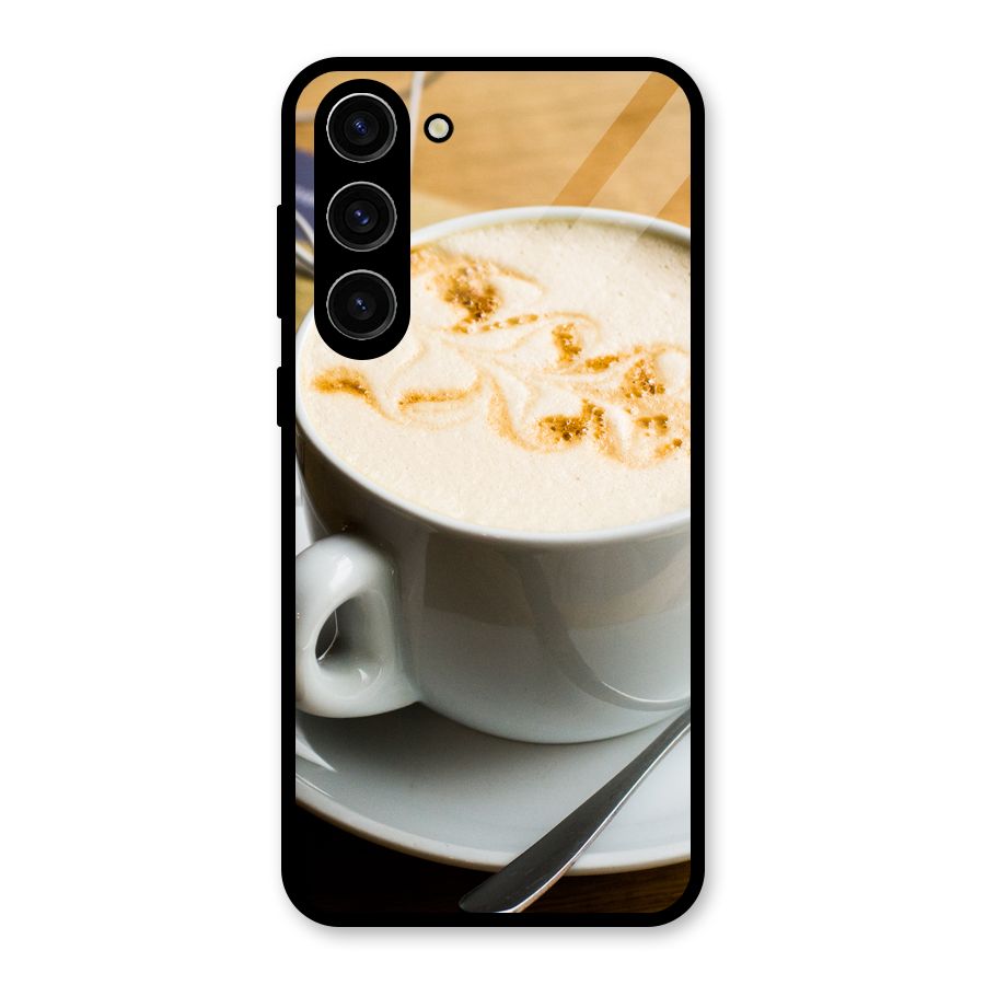 Morning Coffee Glass Back Case for Galaxy S23 Plus