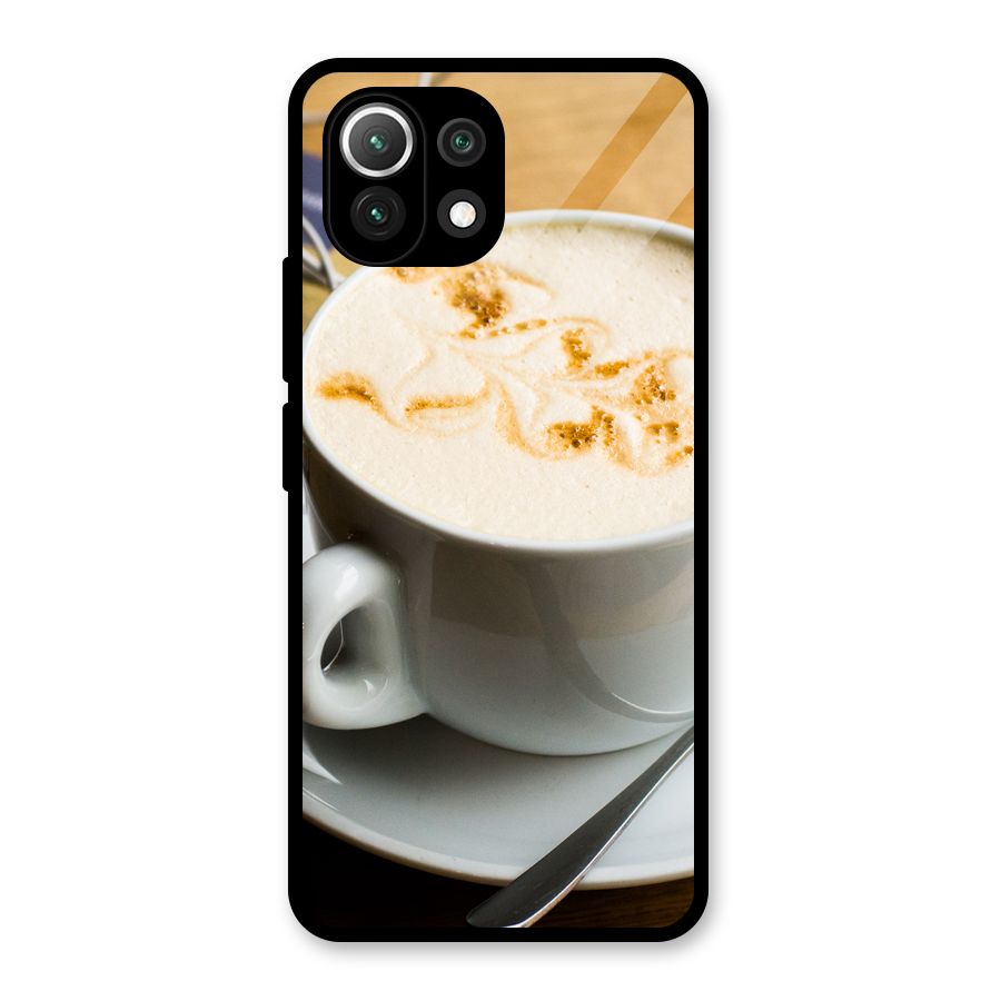 Morning Coffee Glass Back Case for Mi 11 Lite