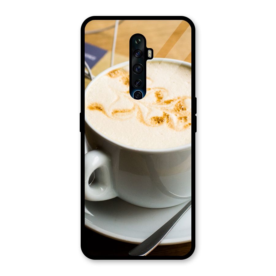 Morning Coffee Glass Back Case for Oppo Reno2 F
