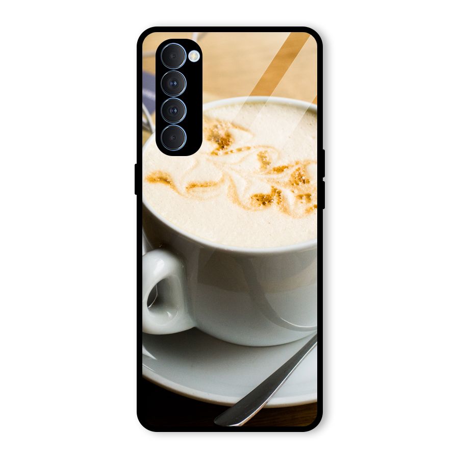 Morning Coffee Glass Back Case for Oppo Reno4 Pro