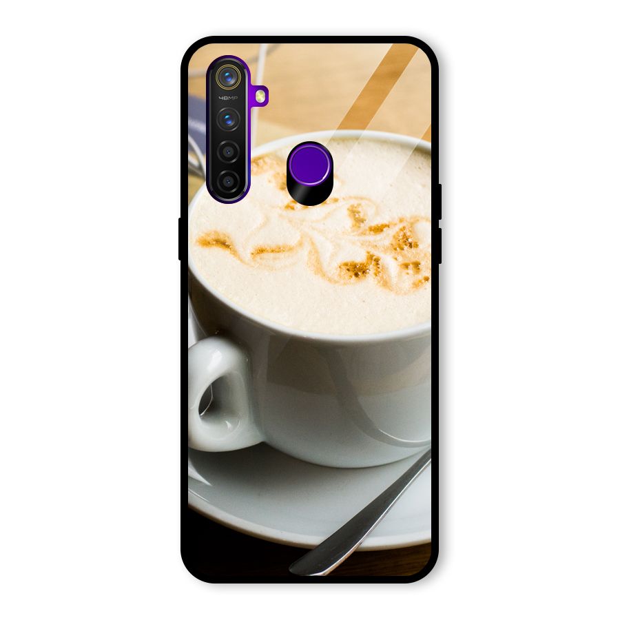 Morning Coffee Glass Back Case for Realme 5 Pro