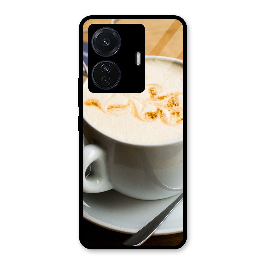 Morning Coffee Glass Back Case for Vivo T1 Pro