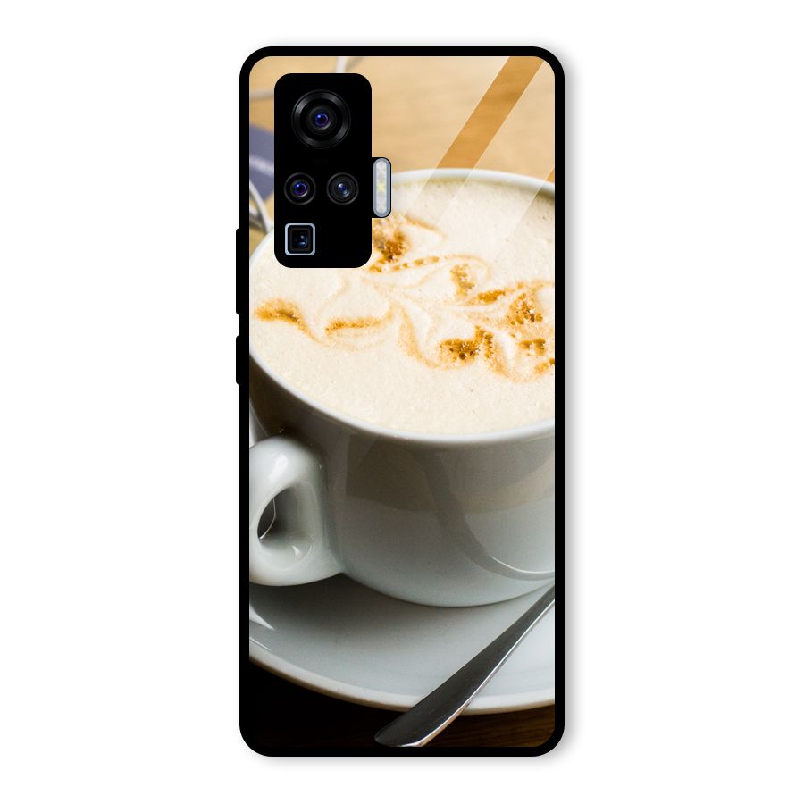 Morning Coffee Glass Back Case for Vivo X50 Pro
