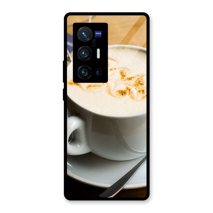 Morning Coffee Glass Back Case for Vivo X70 Pro Plus