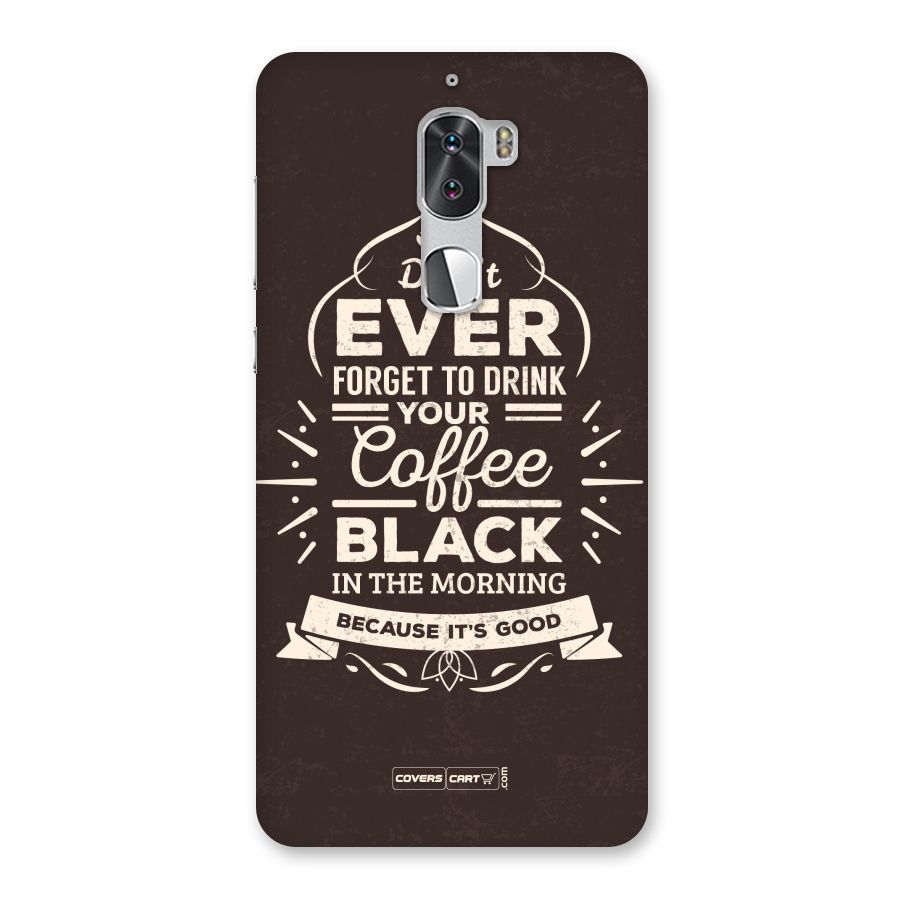Morning Coffee Love Back Case for Coolpad Cool 1