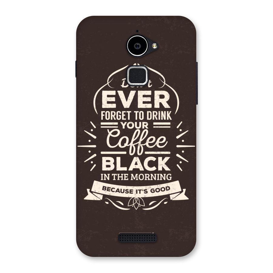 Morning Coffee Love Back Case for Coolpad Note 3 Lite