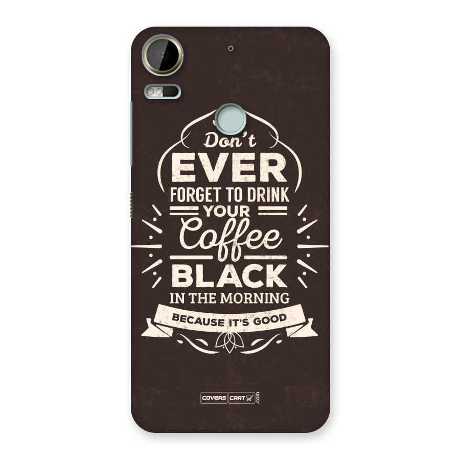 Morning Coffee Love Back Case for Desire 10 Pro