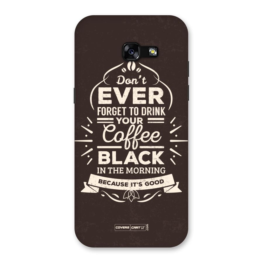 Morning Coffee Love Back Case for Galaxy A5 2017