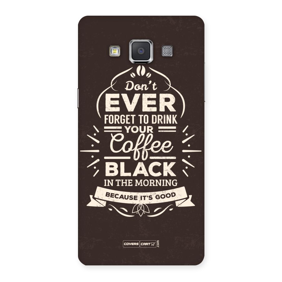 Morning Coffee Love Back Case for Galaxy Grand Max