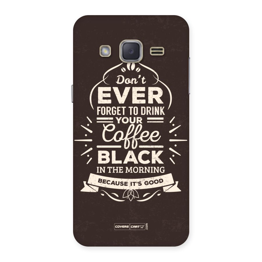 Morning Coffee Love Back Case for Galaxy J2