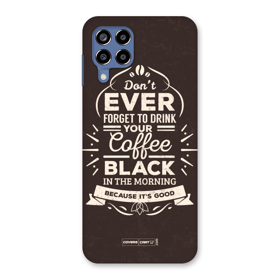 Morning Coffee Love Back Case for Galaxy M53 5G