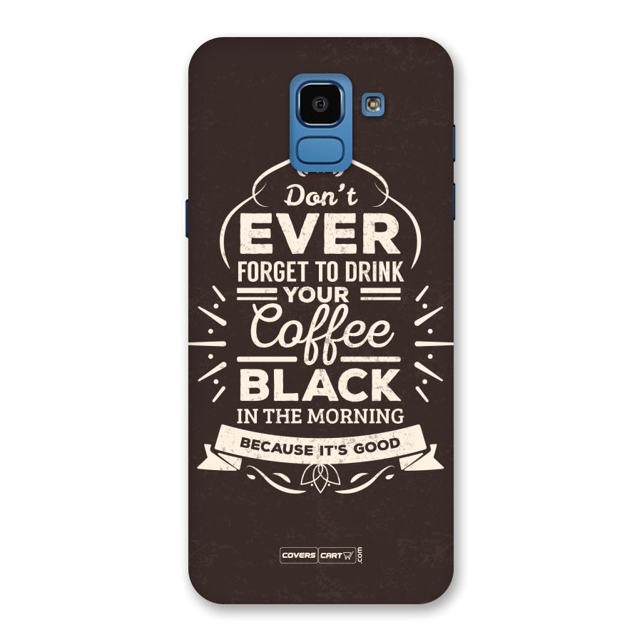 Morning Coffee Love Back Case for Galaxy On6