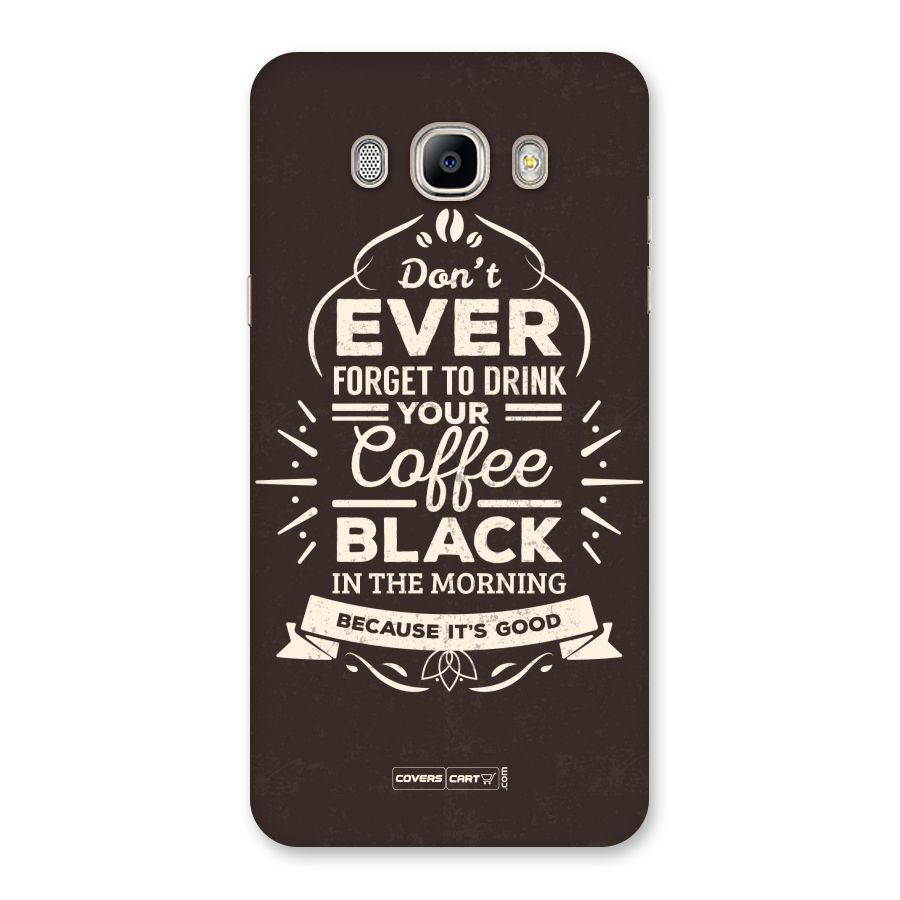 Morning Coffee Love Back Case for Galaxy On8