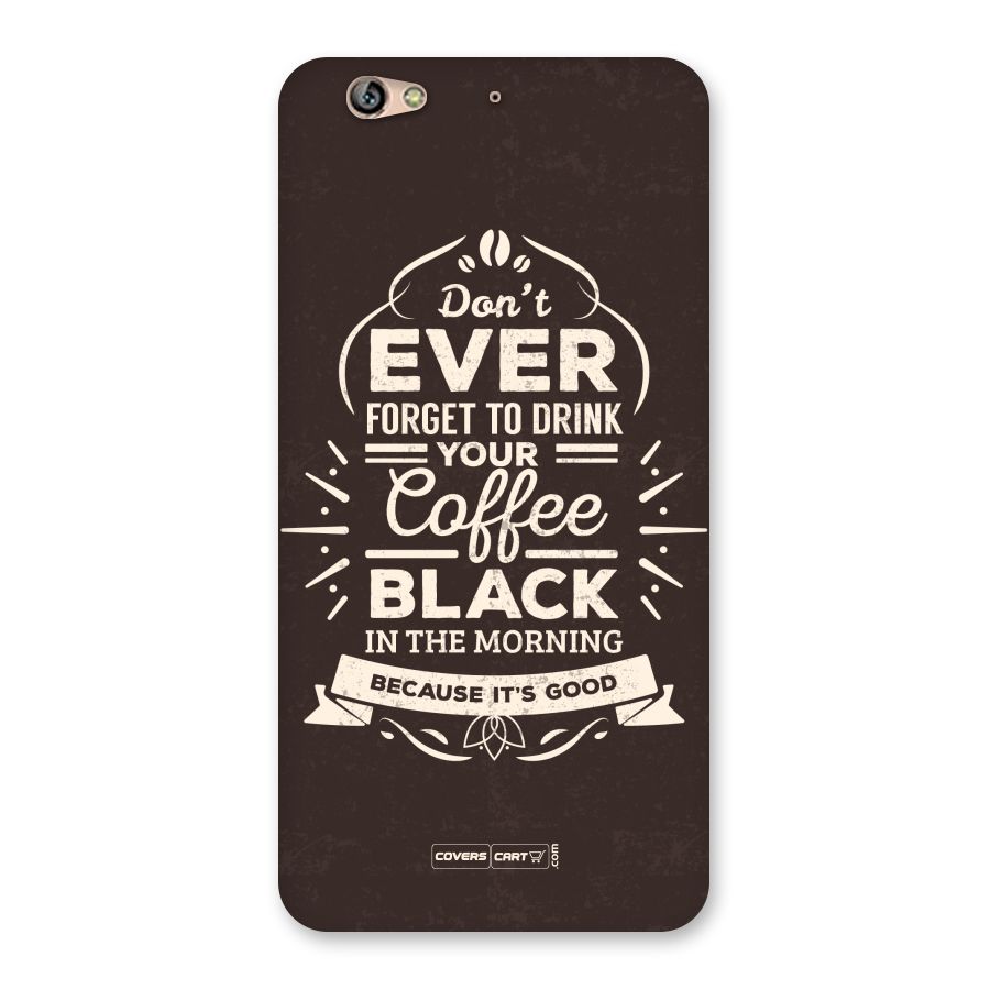 Morning Coffee Love Back Case for Gionee S6