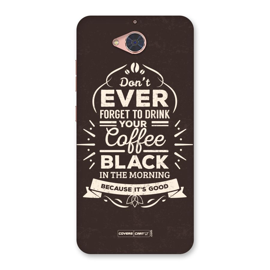Morning Coffee Love Back Case for Gionee S6 Pro