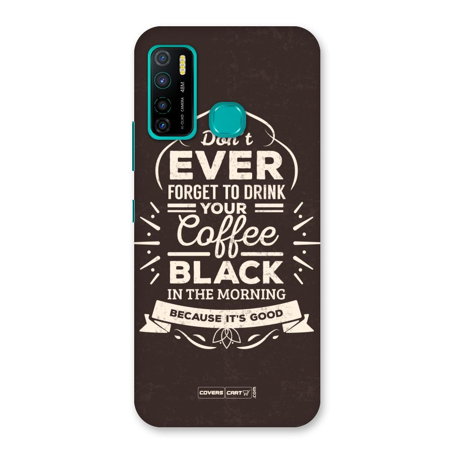 Morning Coffee Love Back Case for Infinix Hot 9 Pro