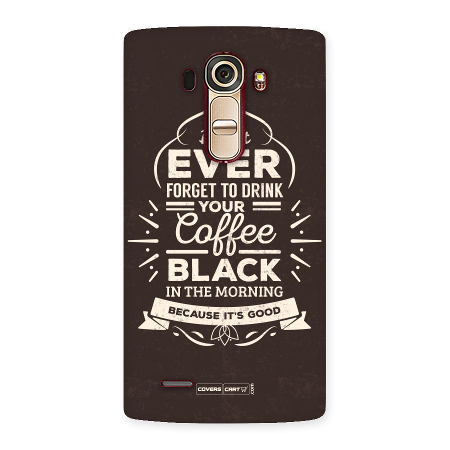 Morning Coffee Love Back Case for LG G4