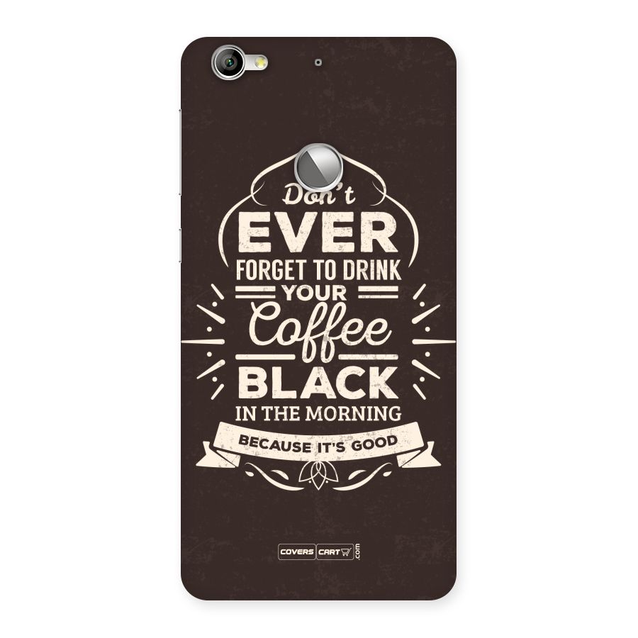 Morning Coffee Love Back Case for LeTV Le 1s