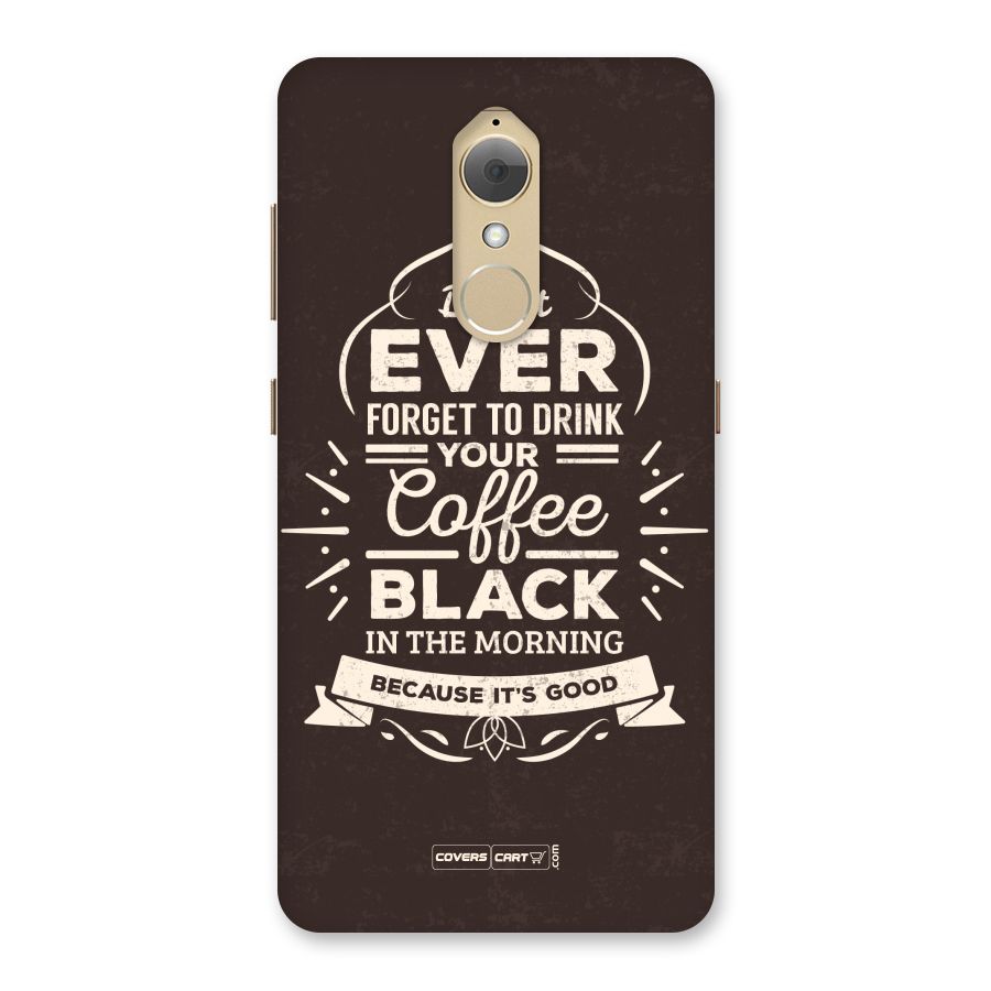 Morning Coffee Love Back Case for Lenovo K8