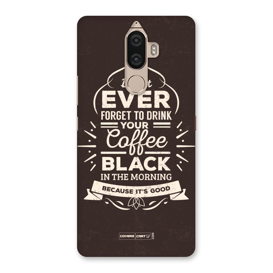 Morning Coffee Love Back Case for Lenovo K8 Note