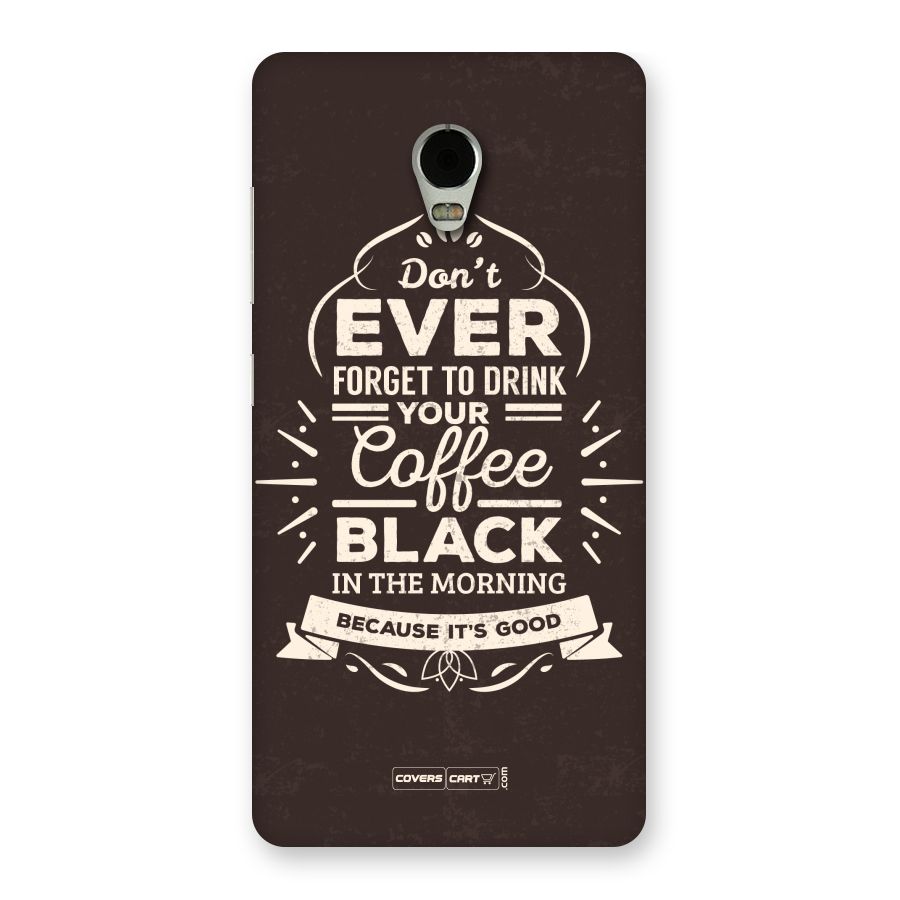 Morning Coffee Love Back Case for Lenovo Vibe P1