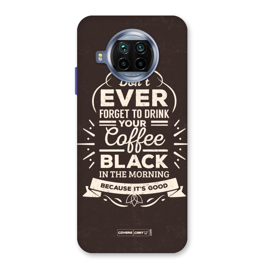 Morning Coffee Love Back Case for Mi 10i