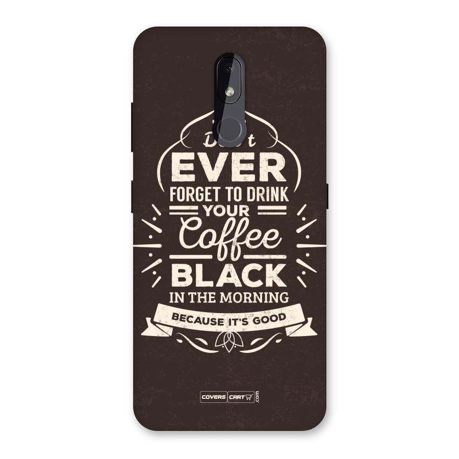 Morning Coffee Love Back Case for Nokia 3.2