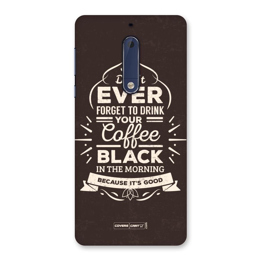 Morning Coffee Love Back Case for Nokia 5