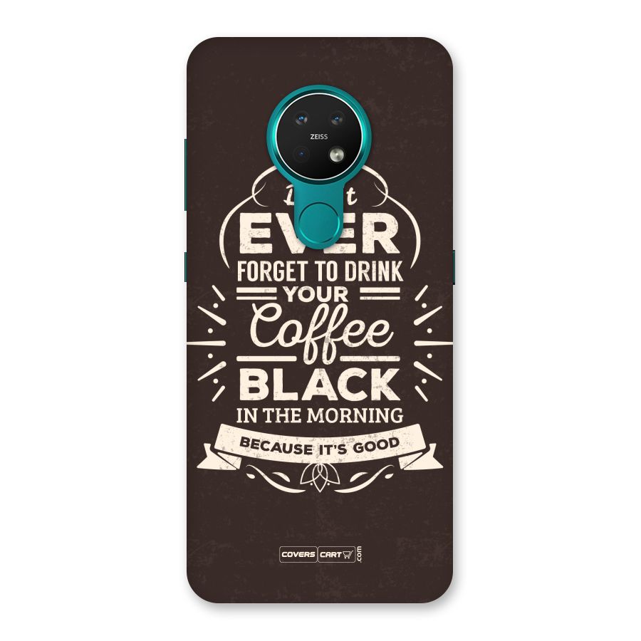 Morning Coffee Love Back Case for Nokia 7.2