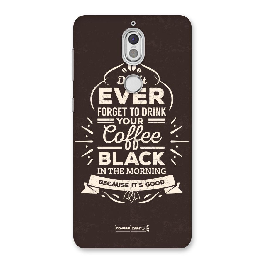 Morning Coffee Love Back Case for Nokia 7