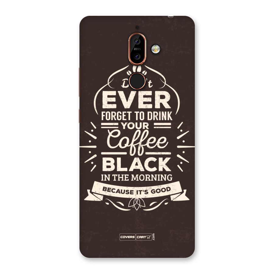 Morning Coffee Love Back Case for Nokia 7 Plus