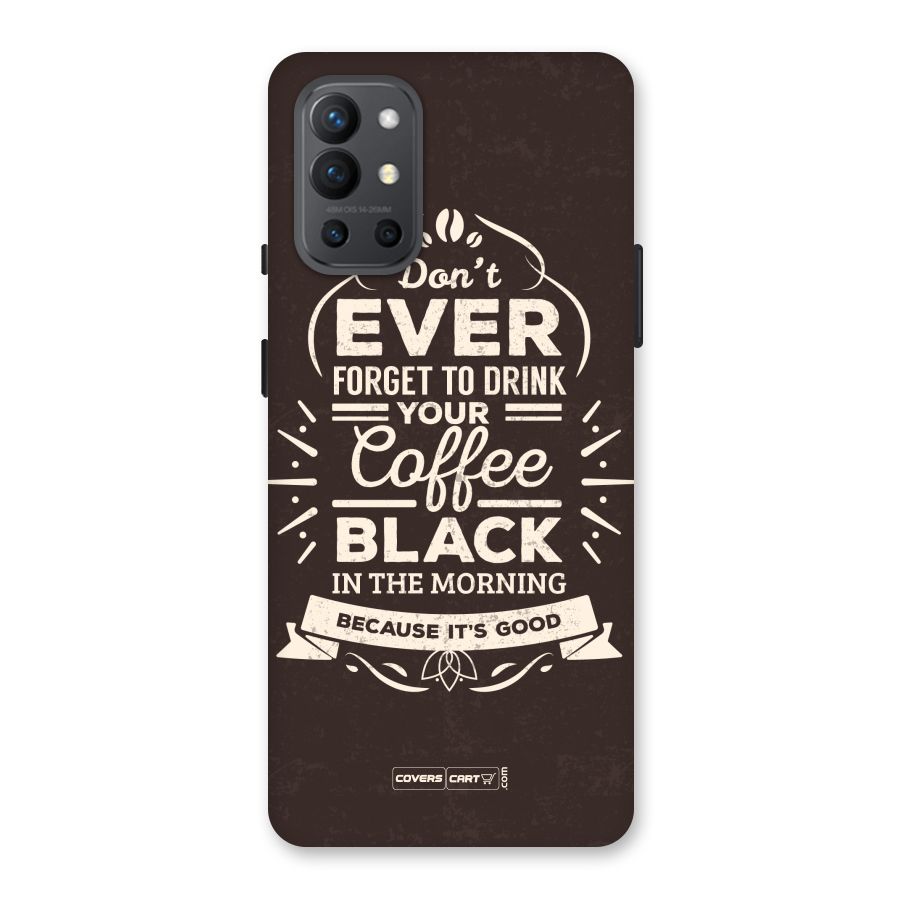 Morning Coffee Love Back Case for OnePlus 9R