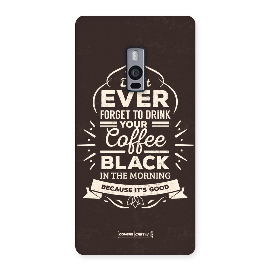 Morning Coffee Love Back Case for OnePlus Two