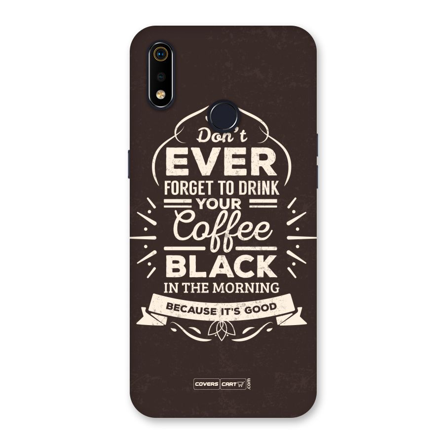 Morning Coffee Love Back Case for Realme 3i