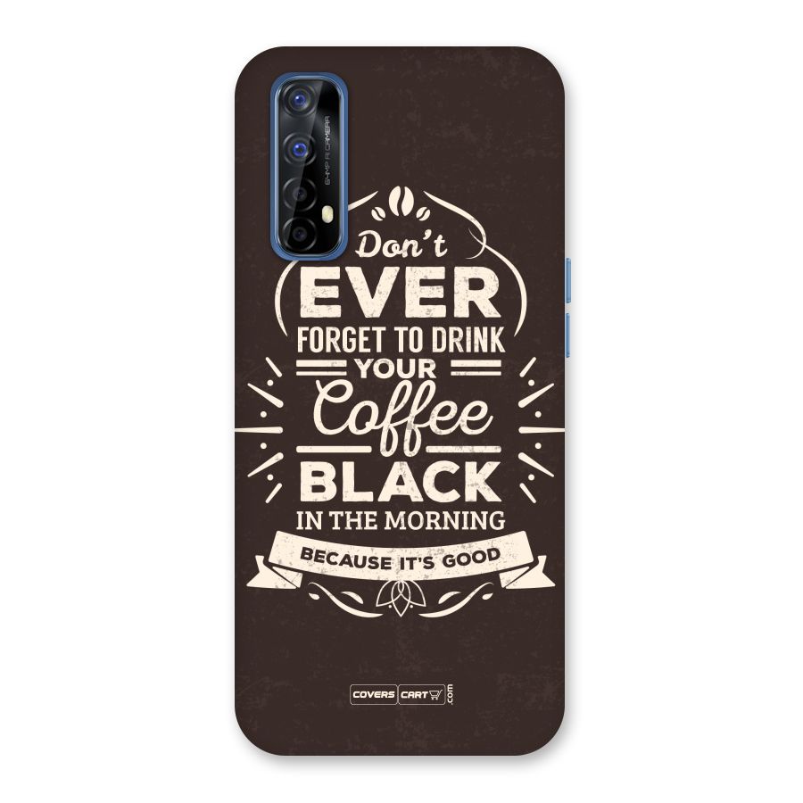 Morning Coffee Love Back Case for Realme 7