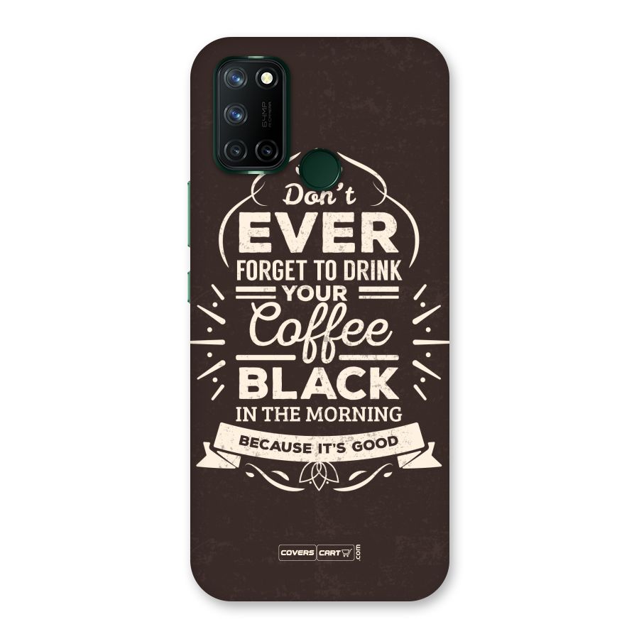 Morning Coffee Love Back Case for Realme 7i