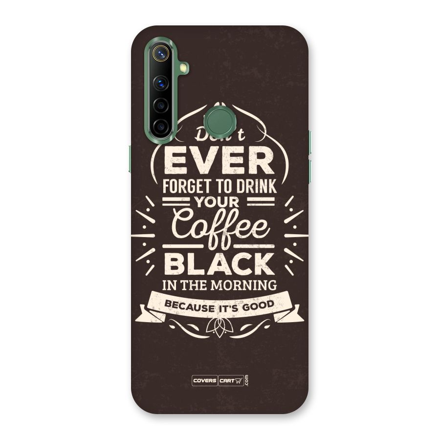 Morning Coffee Love Back Case for Realme Narzo 10